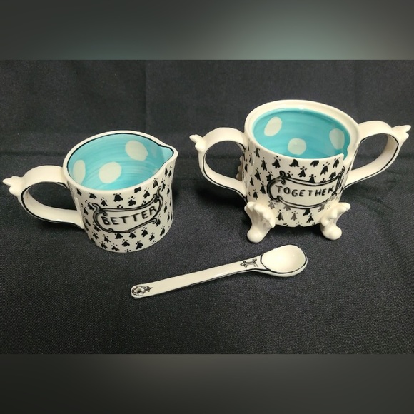 ✨HP✨ NEW VHTF MOLLY HATCH TEAPOT, CREAM/SUGAR BOWL & SPOON SET - Picture 8 of 12
